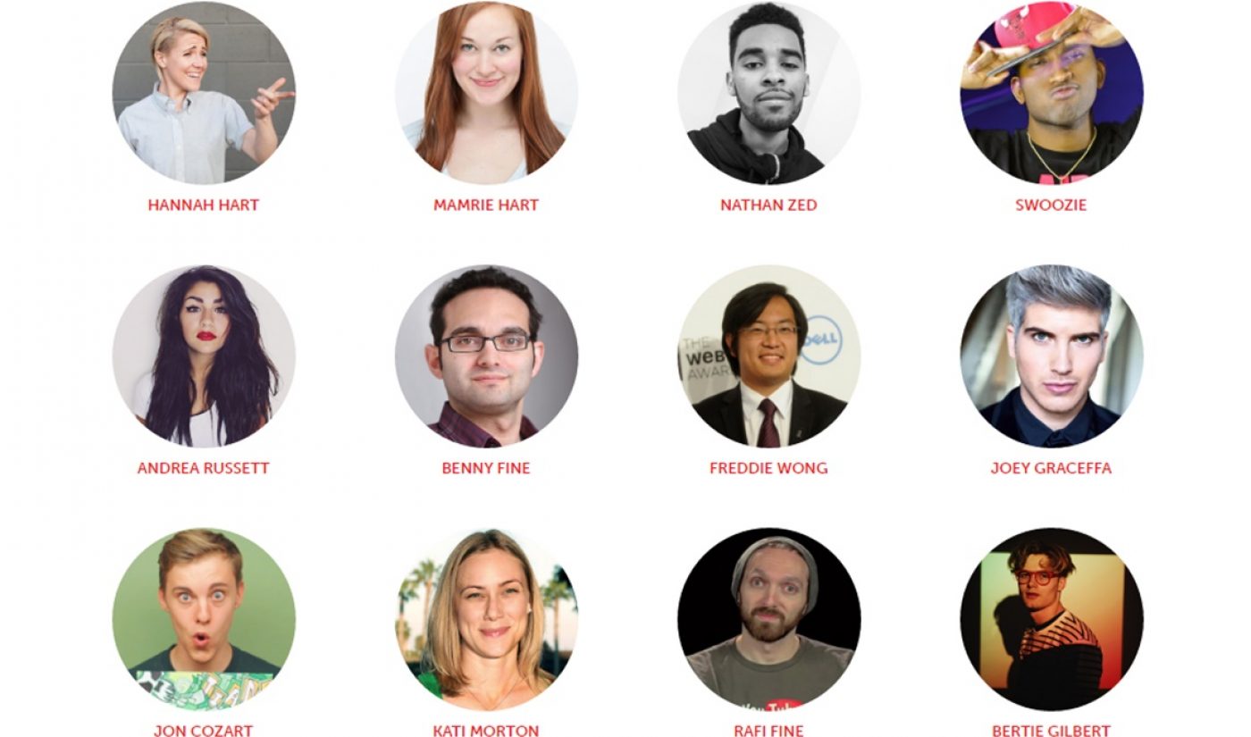 YouTube Stars Hannah Hart, Joey Graceffa, Swoozie Among Featured Creators At First VidCon Europe