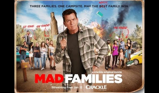 Feature Film ‘Mad Families,’ Starring Charlie Sheen, Leads Crackle’s January Slate
