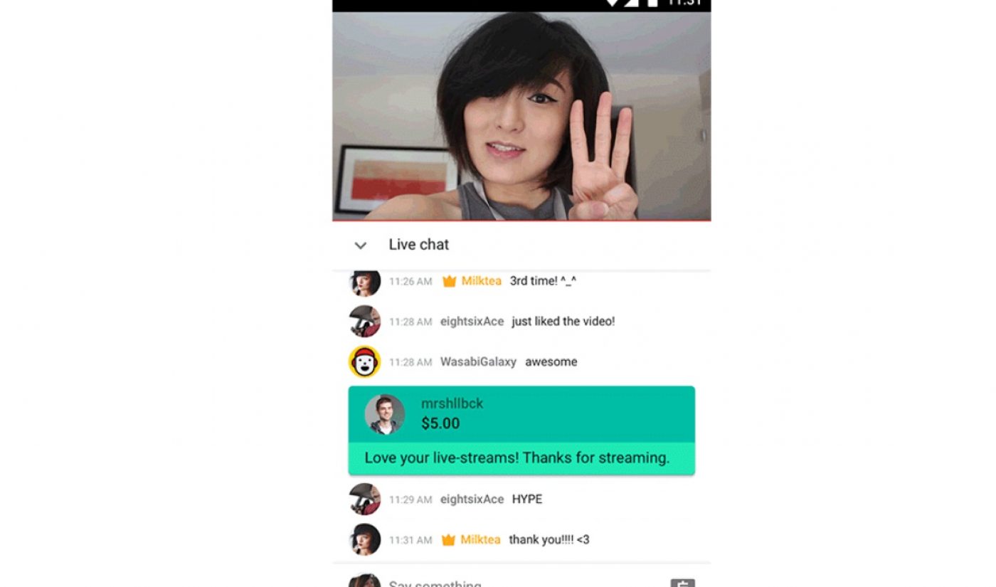 YouTube Launches Pay-Enabled “Super Chats” In Live Streams, Shuts Off Crowdfunding Feature