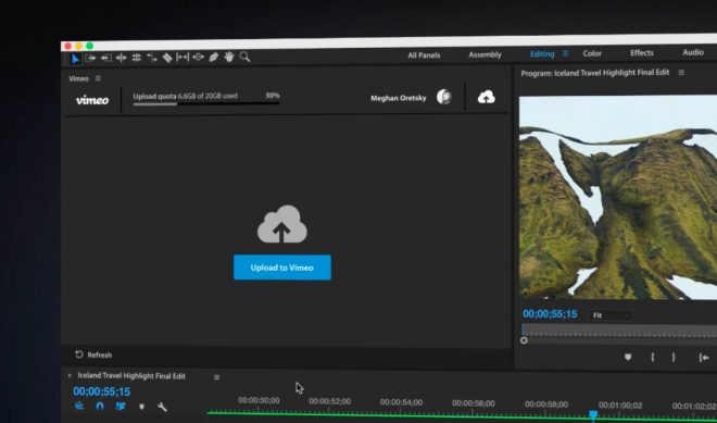 Vimeo Aids Professional Users With Adobe Creative Cloud Integration