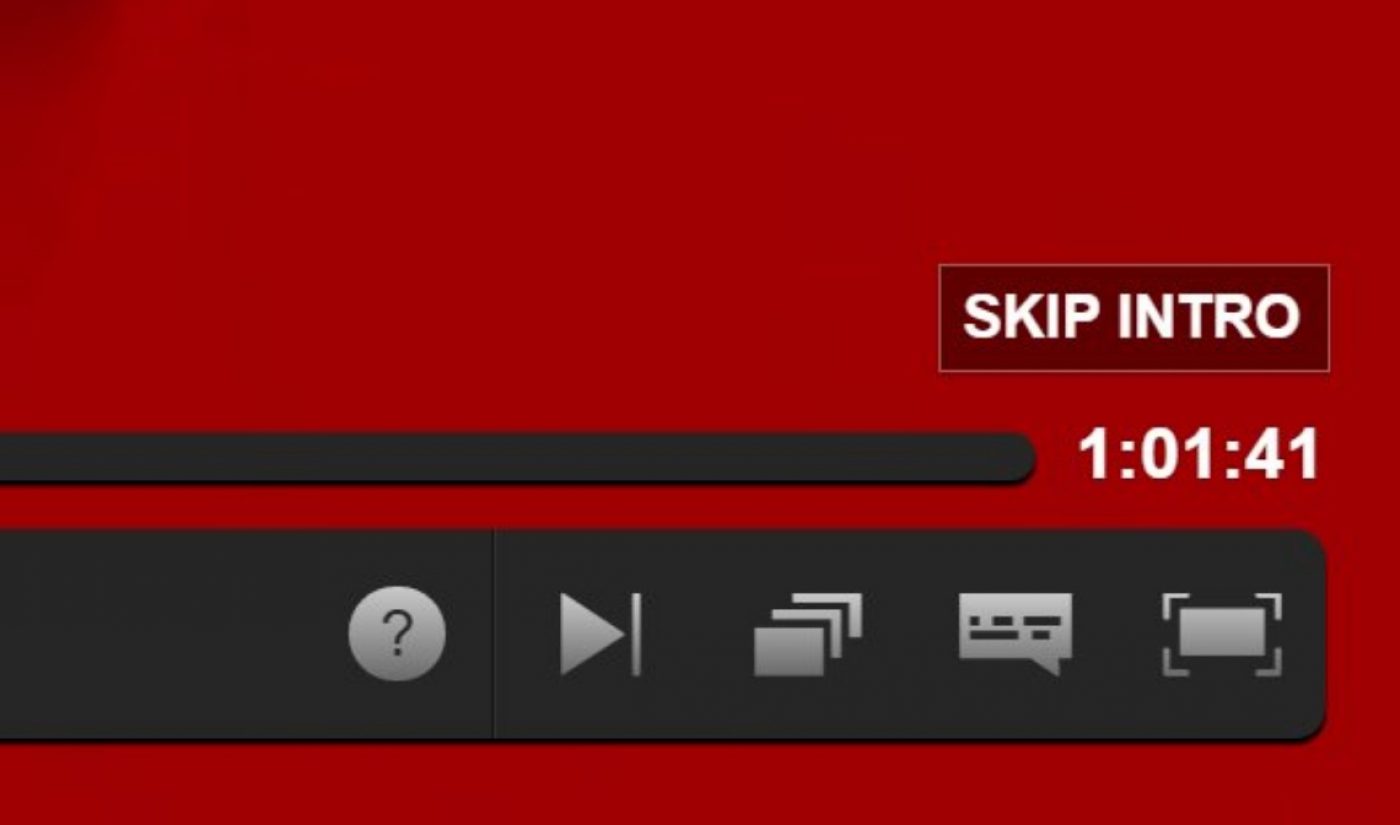 Netflix Mulls “Skip Intro” Button, Mobile-Friendly Cuts