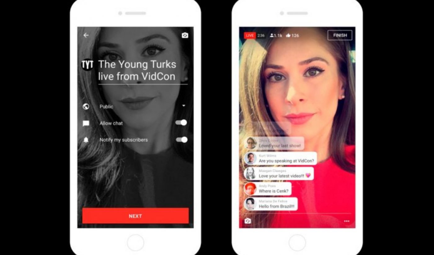You Now Only Need 1,000 Subscribers To Do A Mobile YouTube Live Stream