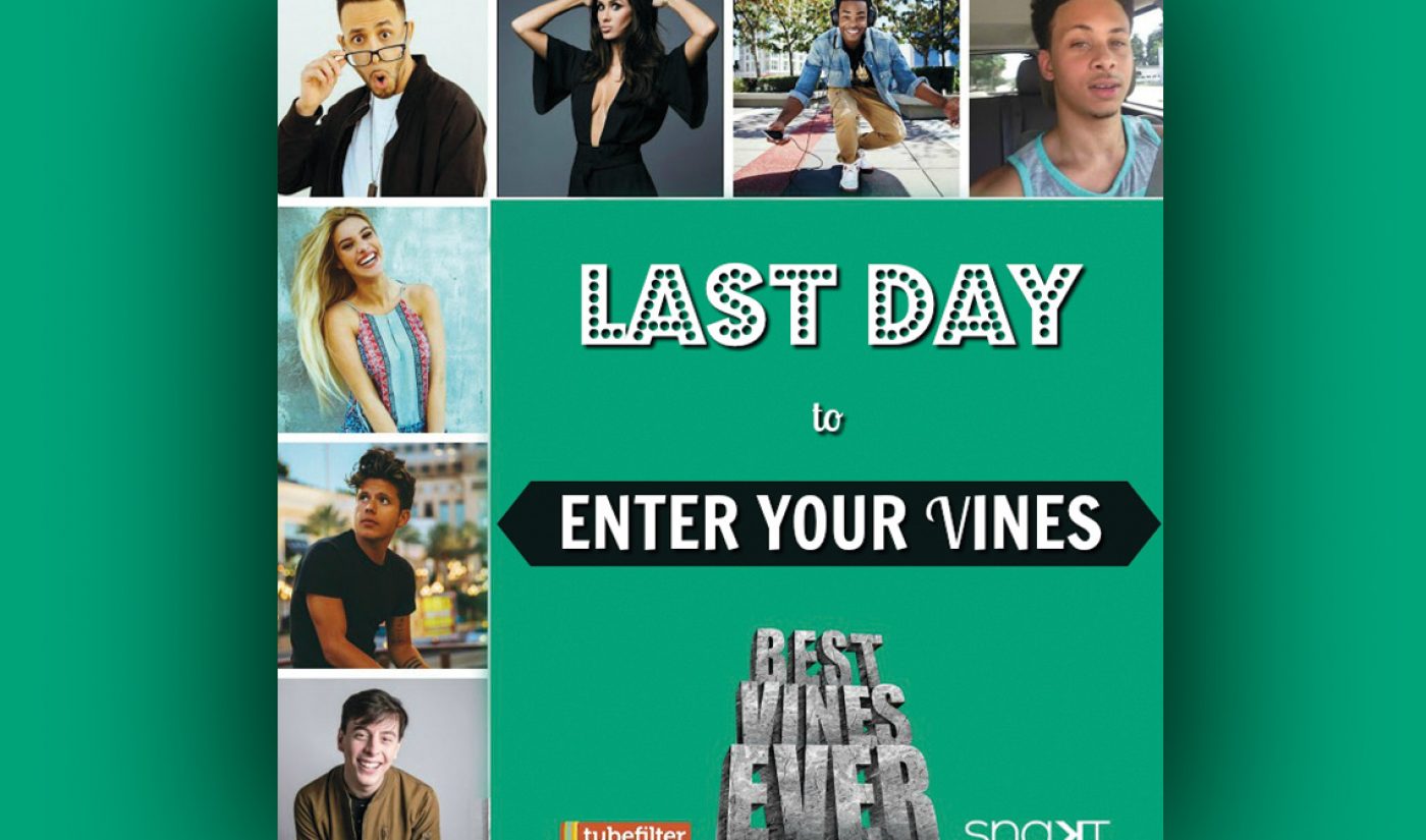 It’s The Last Day To Enter BEST VINES EVER!