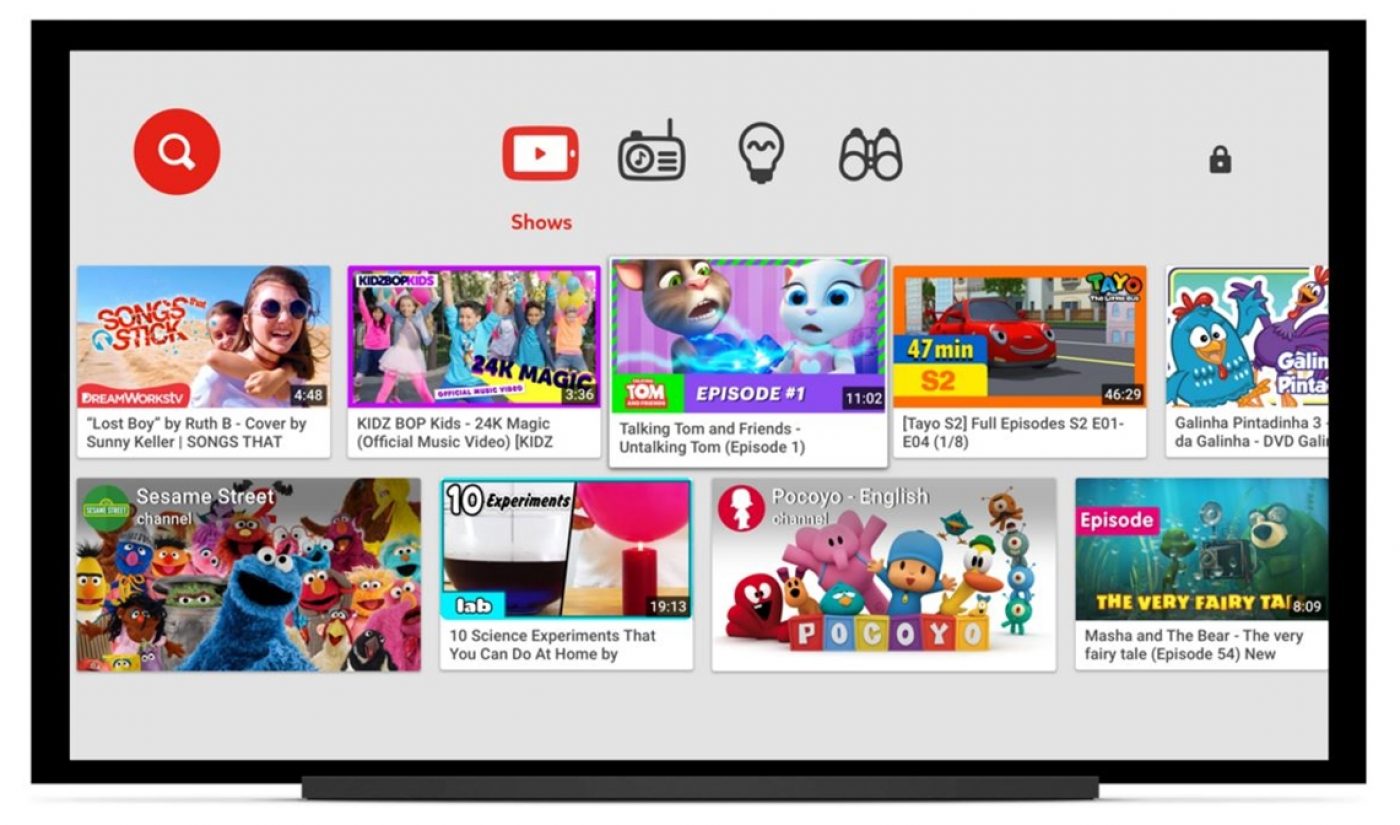 YouTube Kids App Launches On LG, Samsung, And Sony Smart TVs