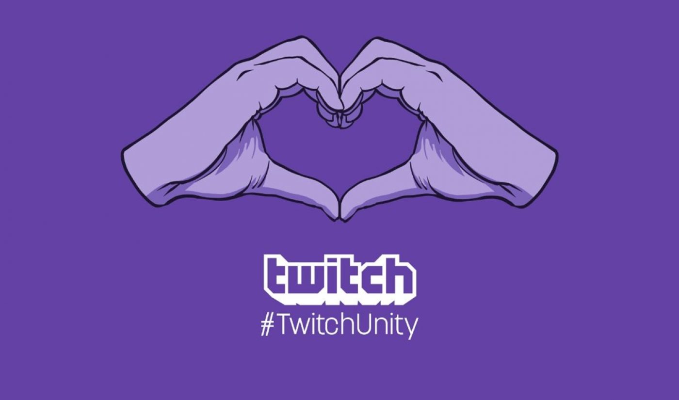 Twitch Launches ‘TwitchUnity’, A Sitewide Holiday To Champion Diversity