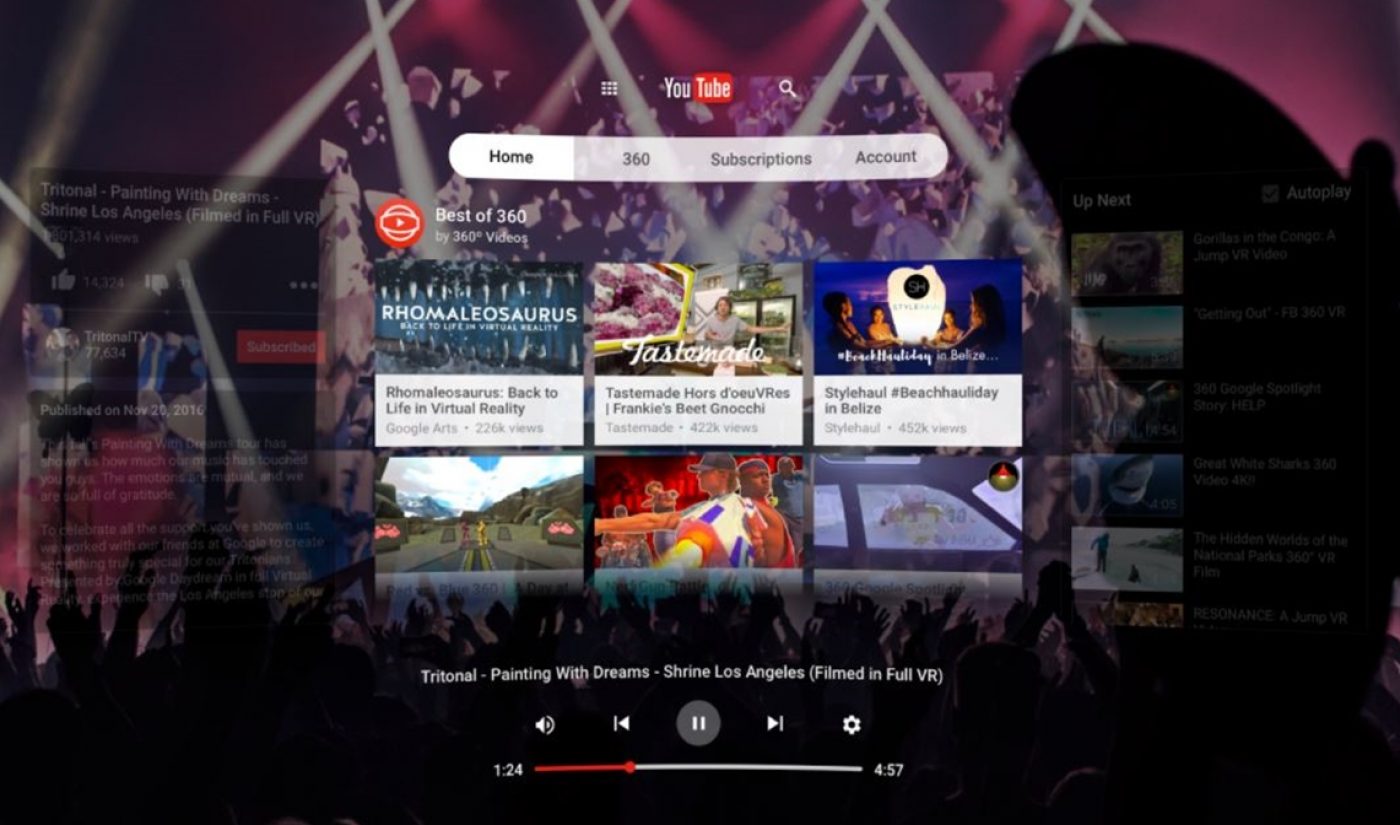 In Lieu Of Comments Section, YouTube VR App To Offer Co-Viewing Feature With Voice Chat