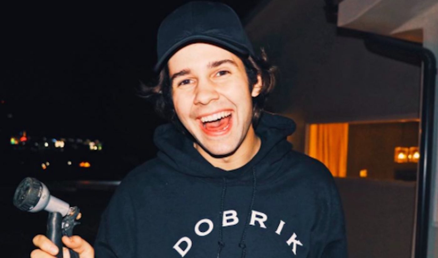 YouTube Star David Dobrik To Start Live Streaming Weekly on Live.me