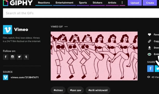 Giphy’s Gifs Can Now Serve As Thumbnails For Vimeo’s Videos