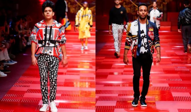 Rudy Mancuso, Anwar Jibawi, More Strut Runway At D&G Spring Menswear Show