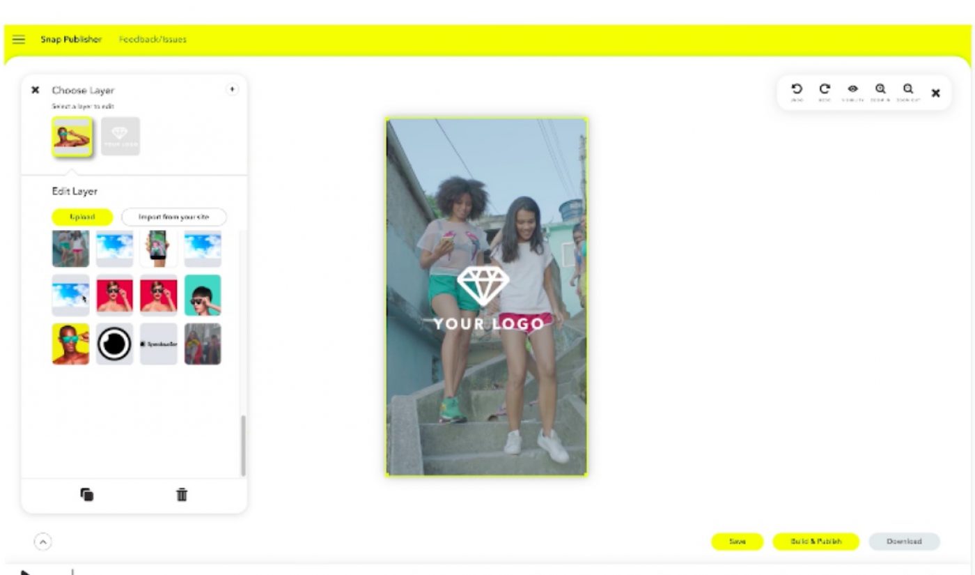 Snapchat Lets Advertisers Cook Up DIY Creative Based Off Templates