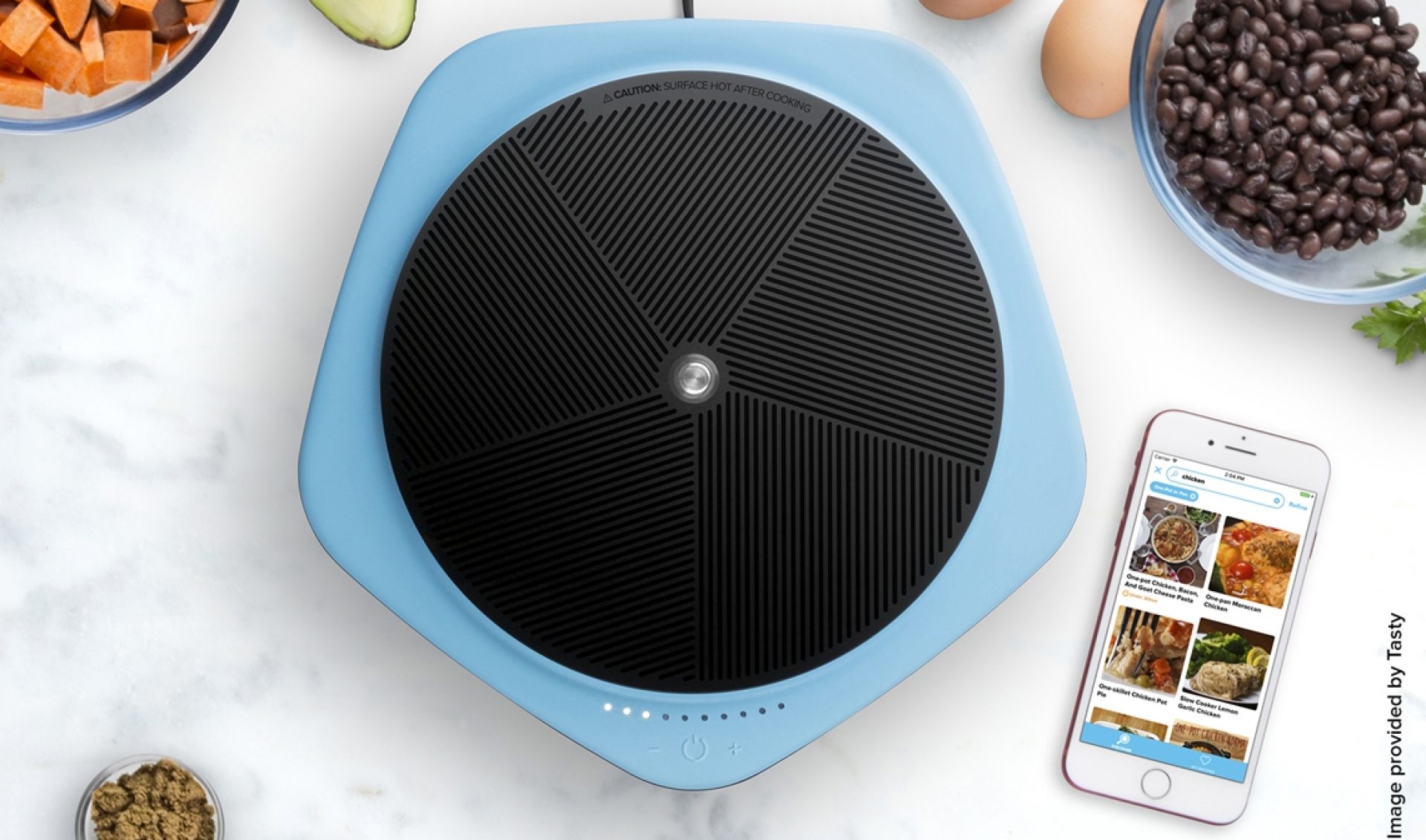 Tasty Unveils Bluetooth-Connected Hot Plate That Can Cook 1,700 Recipes With New App