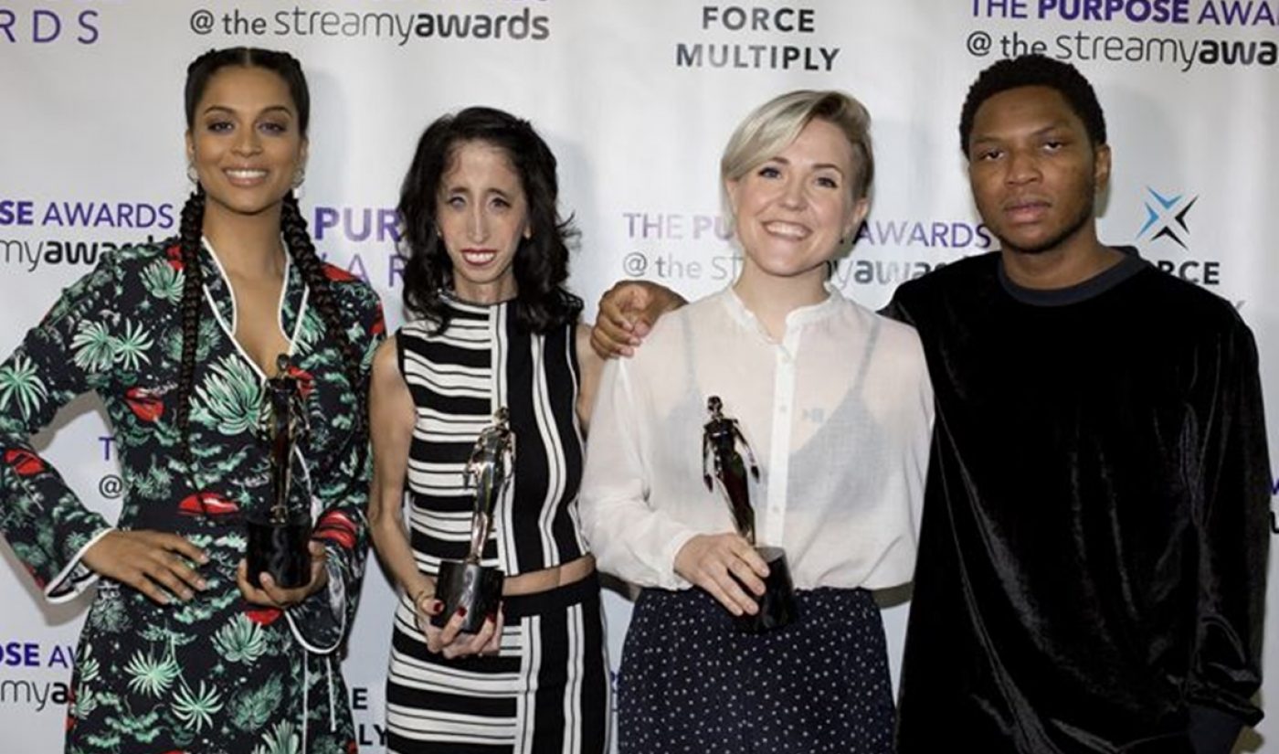 Inaugural Purpose Awards Recognize Lizzie Velasquez, Ford, Meals On Wheels, More