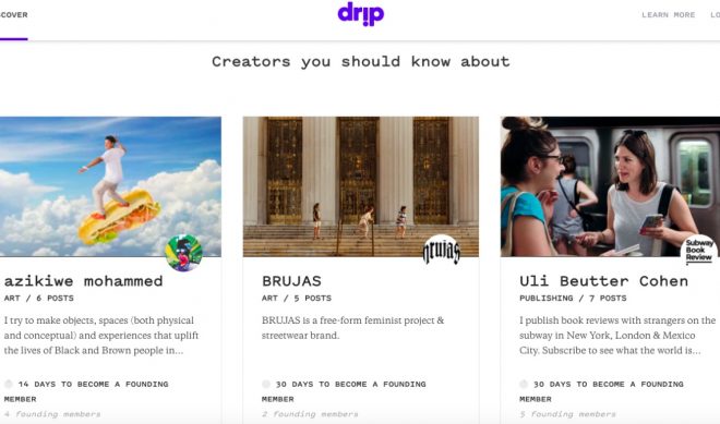 Kickstarter Looks To Compete With Patreon, Launches New Platform Called Drip