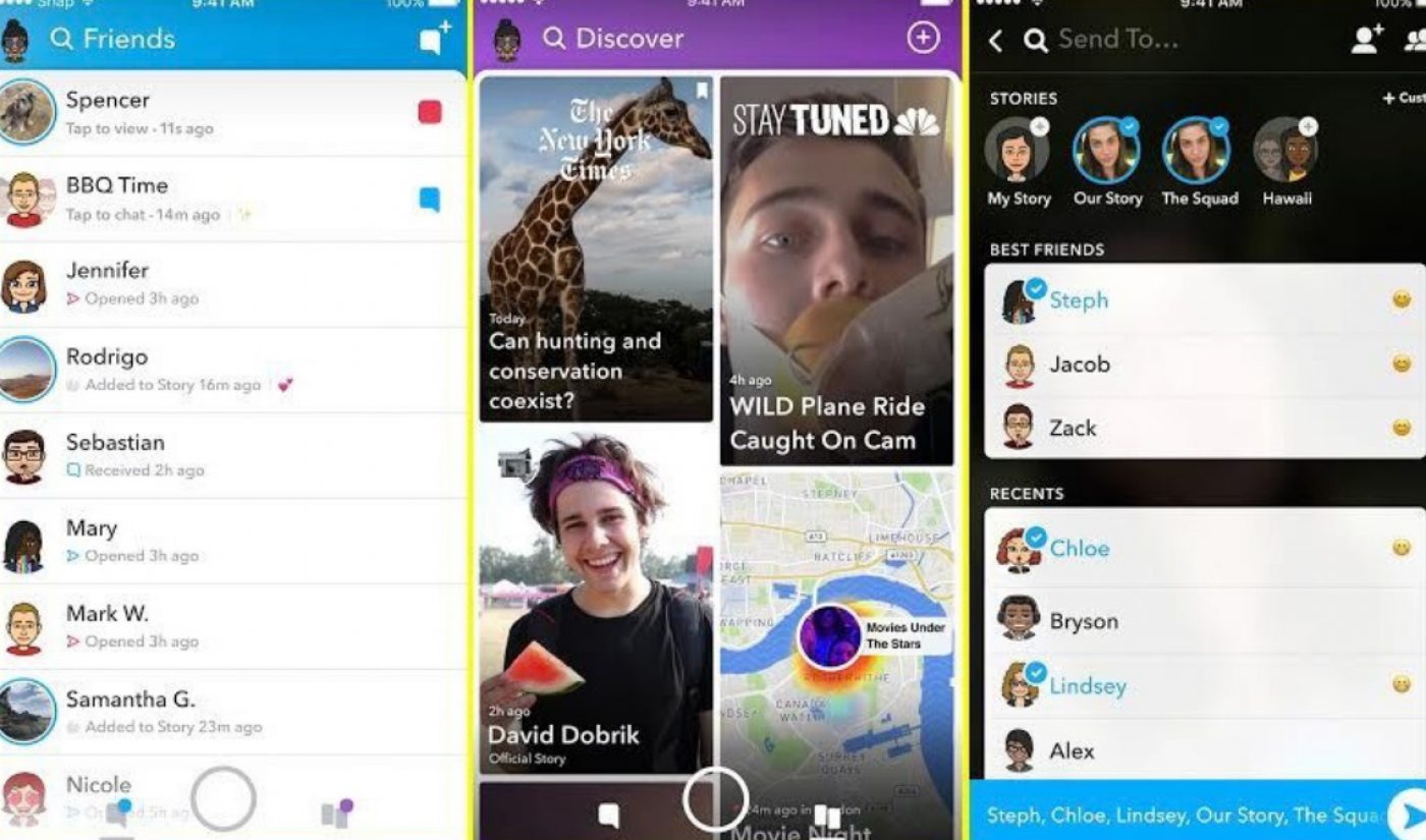Snapchat Previews Redesign That Splits Its Social Media From Its Publisher Content