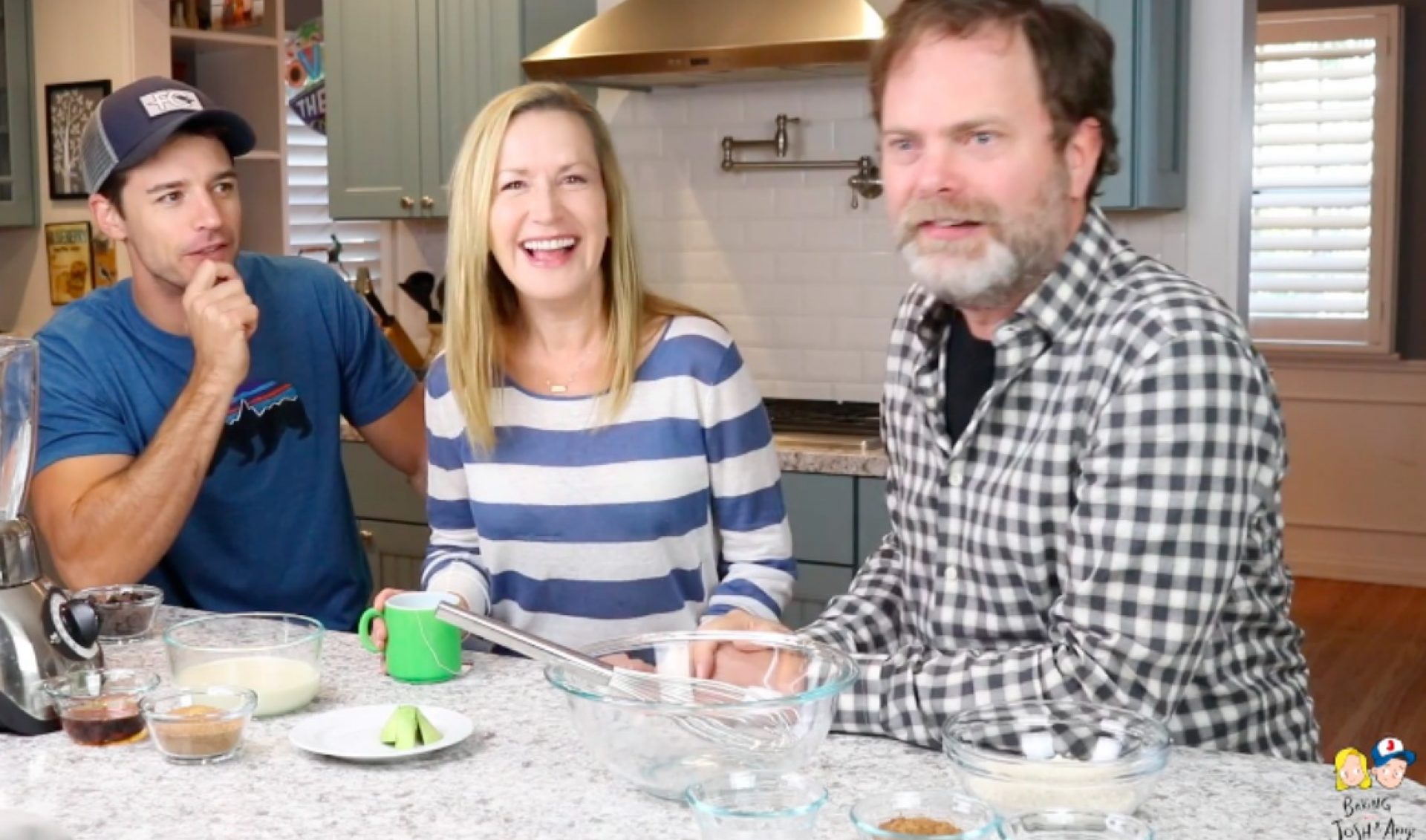 Rainn Wilson And Angela Kinsey, Who Portrayed Lovebirds On ‘The Office,’ Reunite In Kinsey’s Baking Web Series