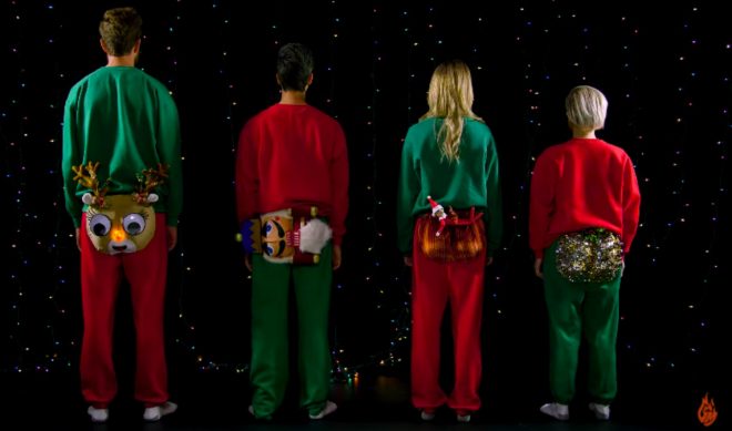 Rhett & Link’s Latest Star-Studded Christmas Song Features Bedazzled Butts