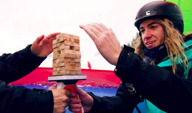 Hasbro Has A New Jenga Game And Devin Supertramp Rides A Bouncy House Down A Mountain To Promote It