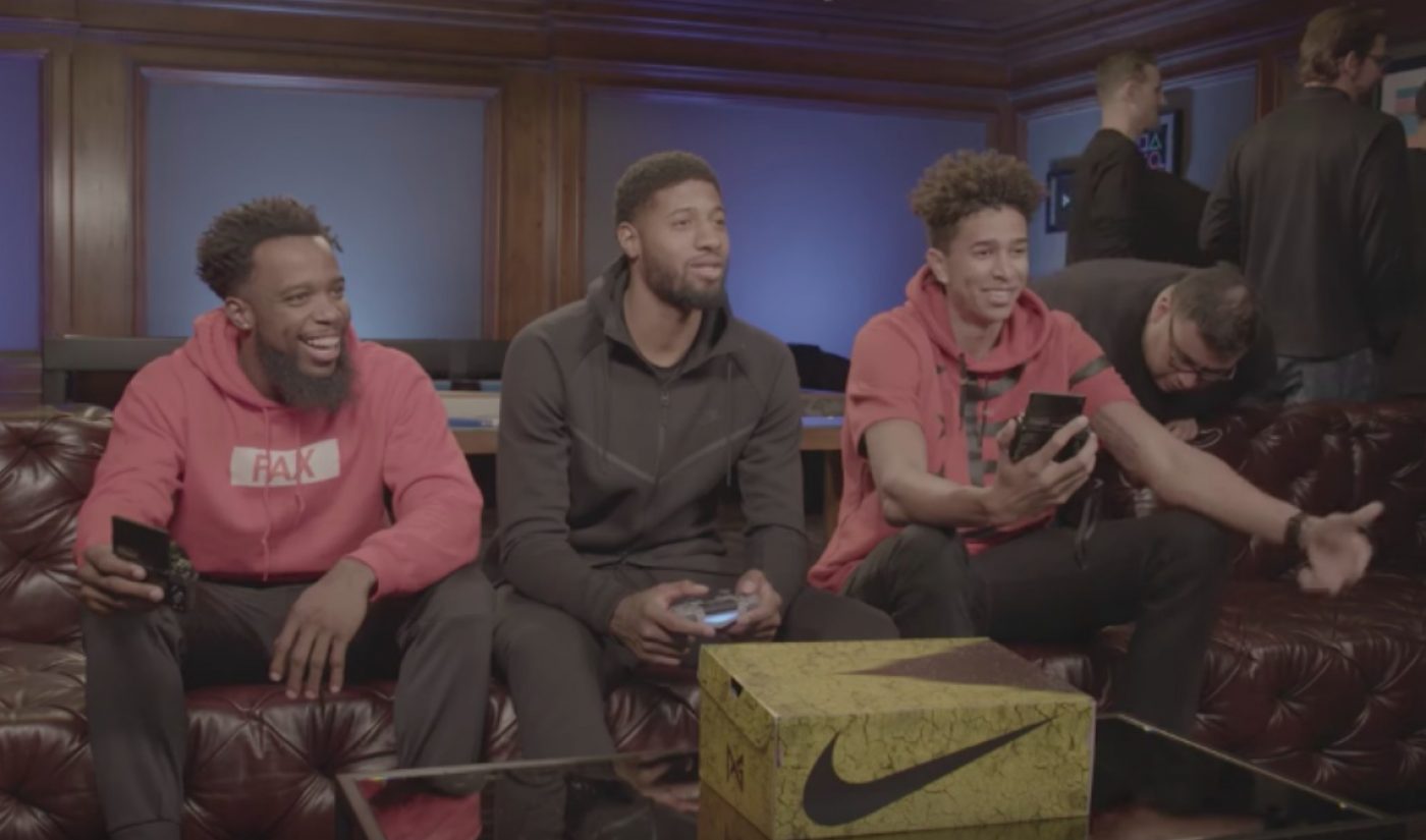 NBA Star Paul George Goes One-On-One With YouTube Stars To Promote His New Nike Shoe