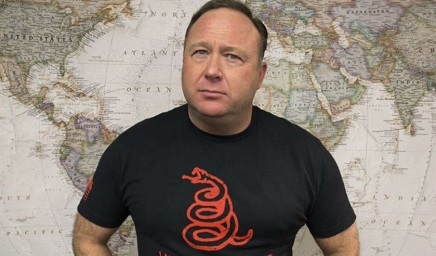 YouTube Strikes InfoWars Channel Amid Attempt To Crack Down On Conspiratorial Content