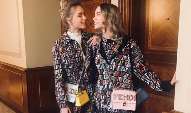Musical.ly Stars-Turned-Models Lisa And Lena Sit Front Row At Milan Fashion Week