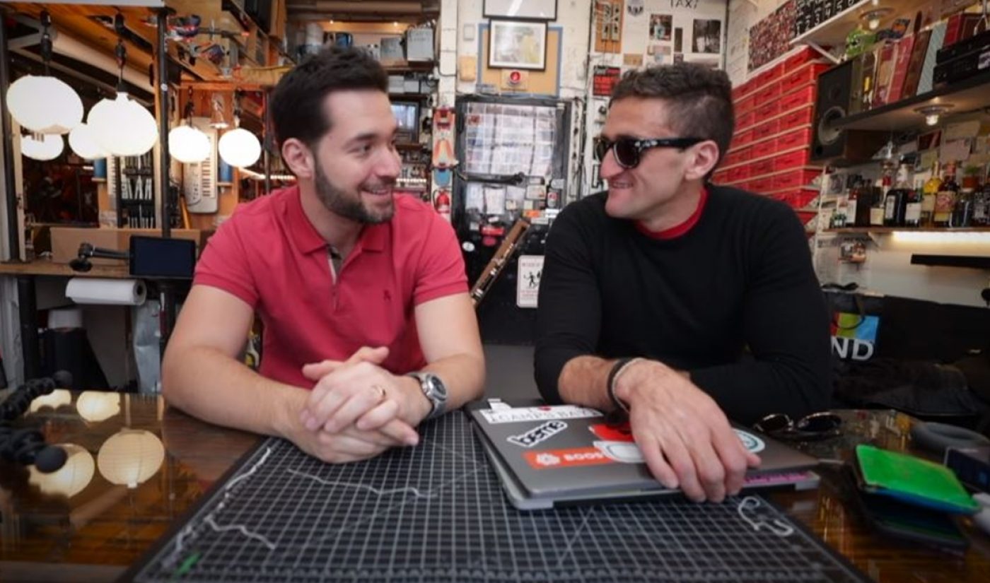 Reddit Co-Founder Alexis Ohanian To Serve As “Technology Liaison” For Casey Neistat’s New Company