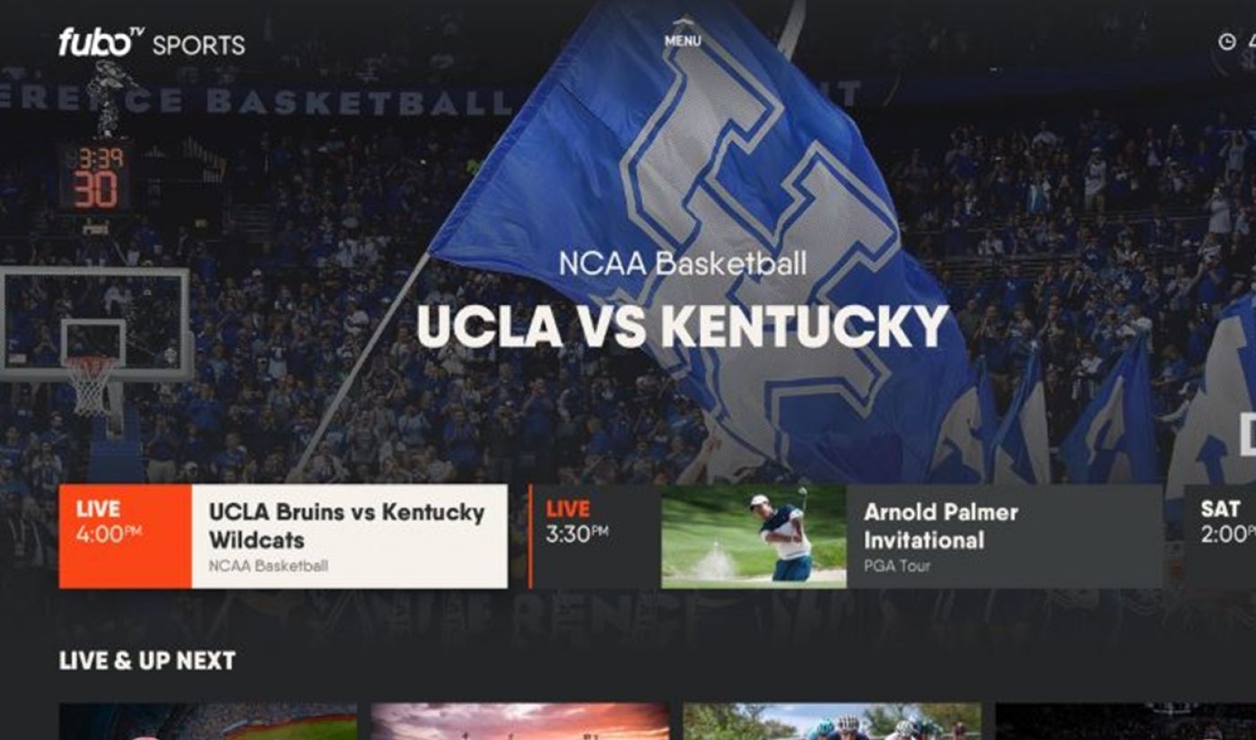 Sports-Centric Skinny Bundle FuboTV Raises $75 Million From Fox, AMC, Sky