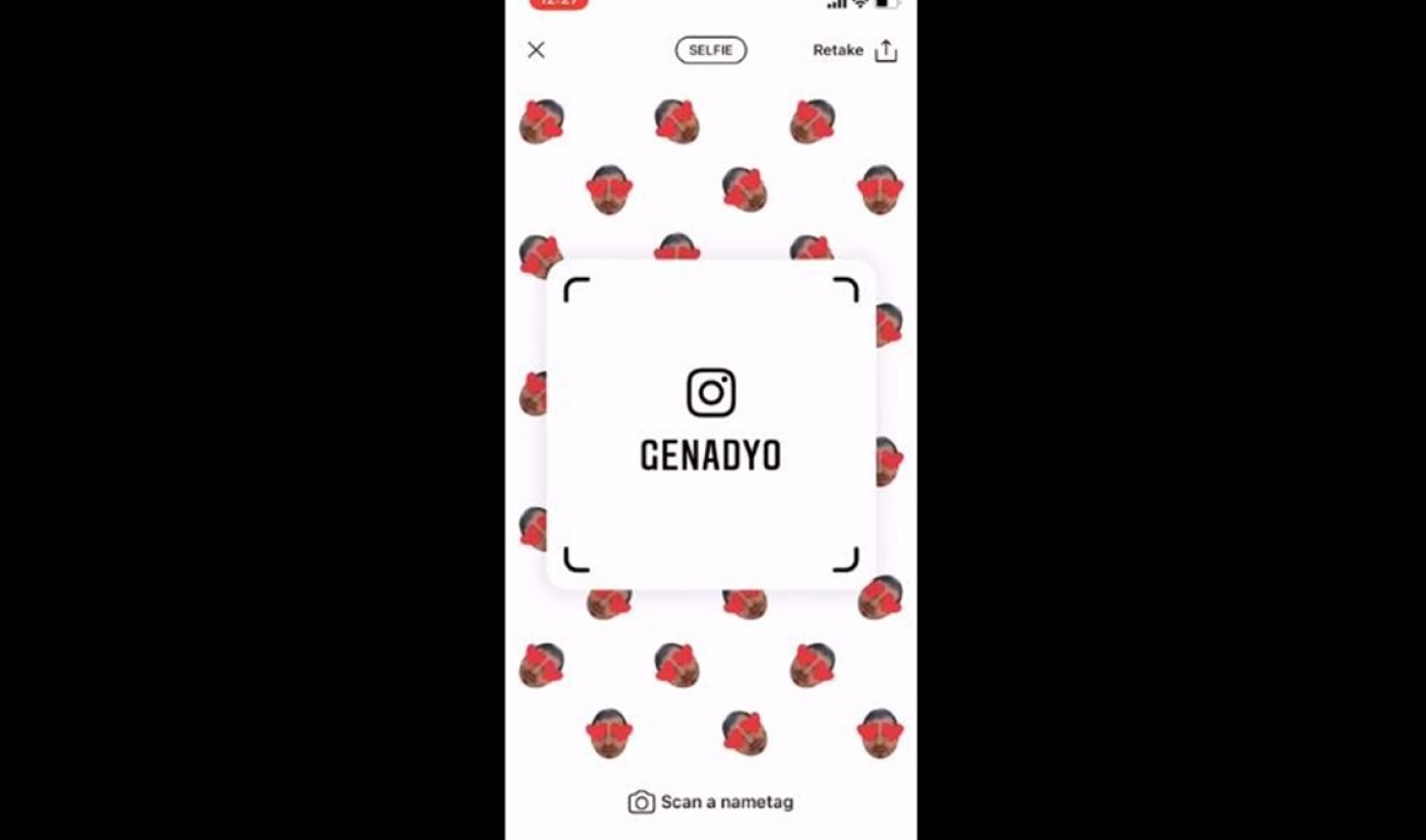 Instagram Testing ‘Nametags’ Feature That’s Essentially A Snapcodes Clone