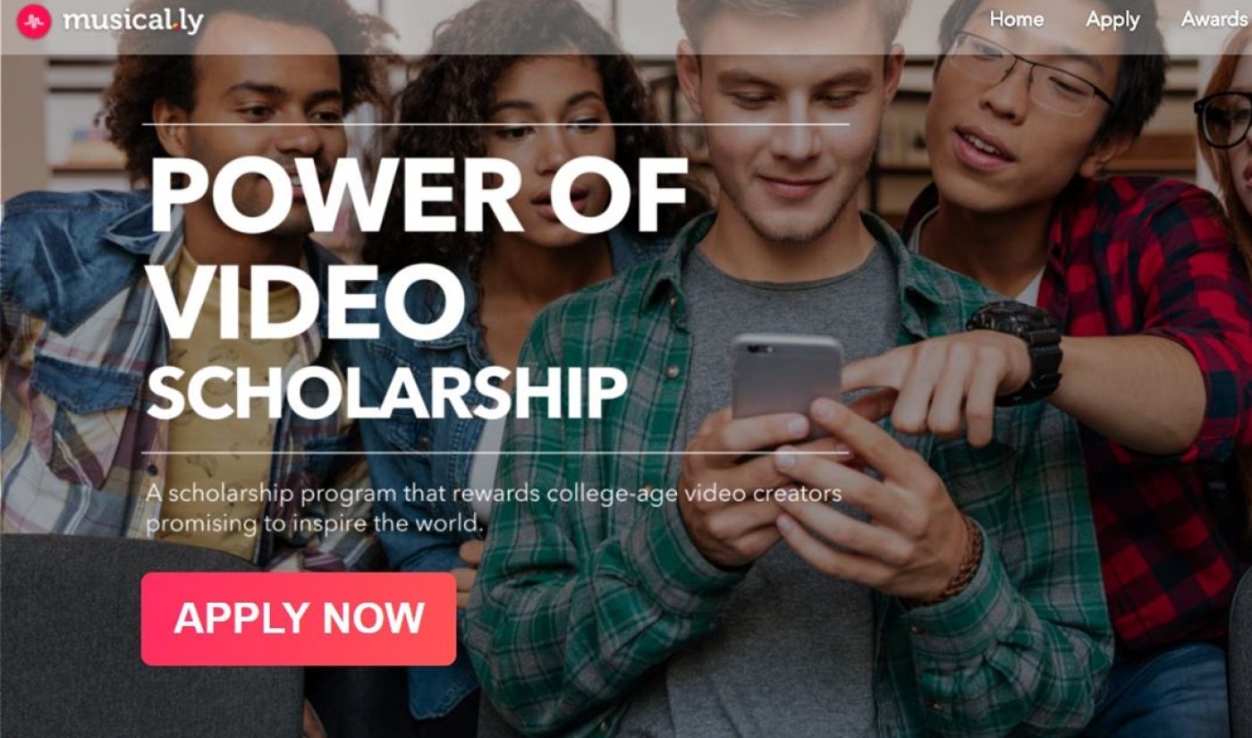 Musical.ly To Distribute $25,000 And $10,000 College Scholarships To Visionary ‘Musers’