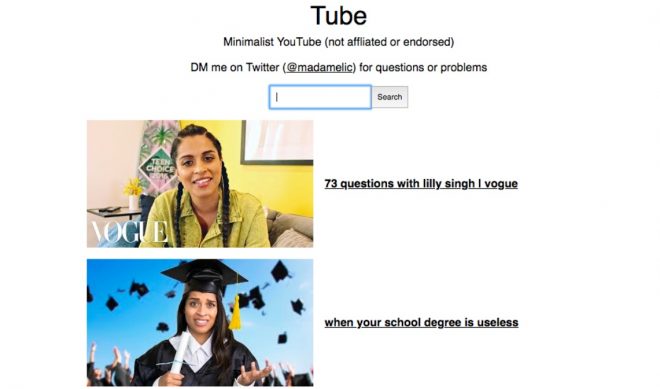 The Minimalist Version Of YouTube Strips The Video Site Down To Its Most Essential Elements