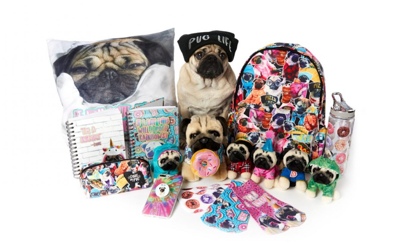 Internet-Famous Pet Doug The Pug Is Getting His Own Line Of Items At Accessories Retailer Claire’s