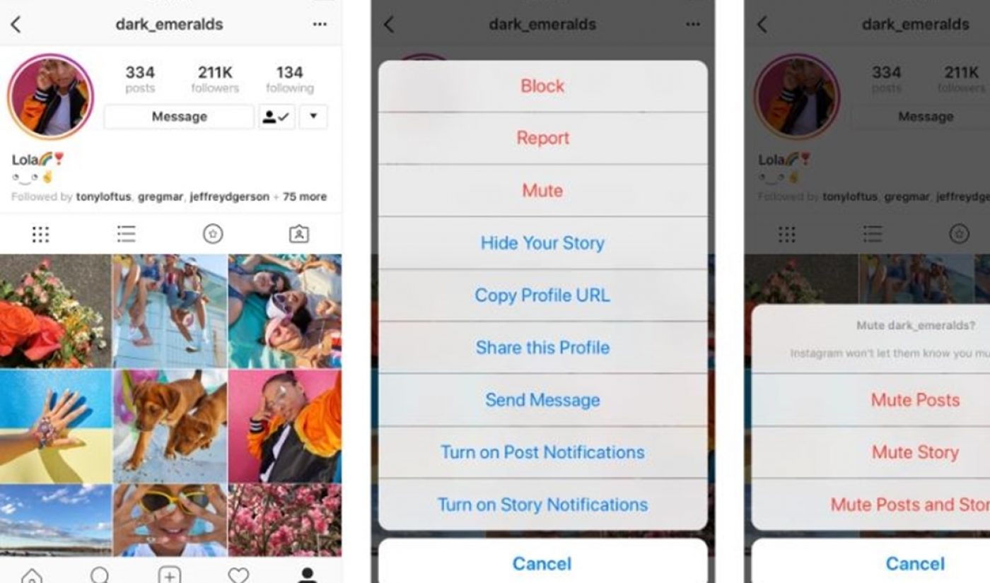 Instagram Finally Rolls Out ‘Mute’ Button, 3 Years After Twitter Unveiled Feature