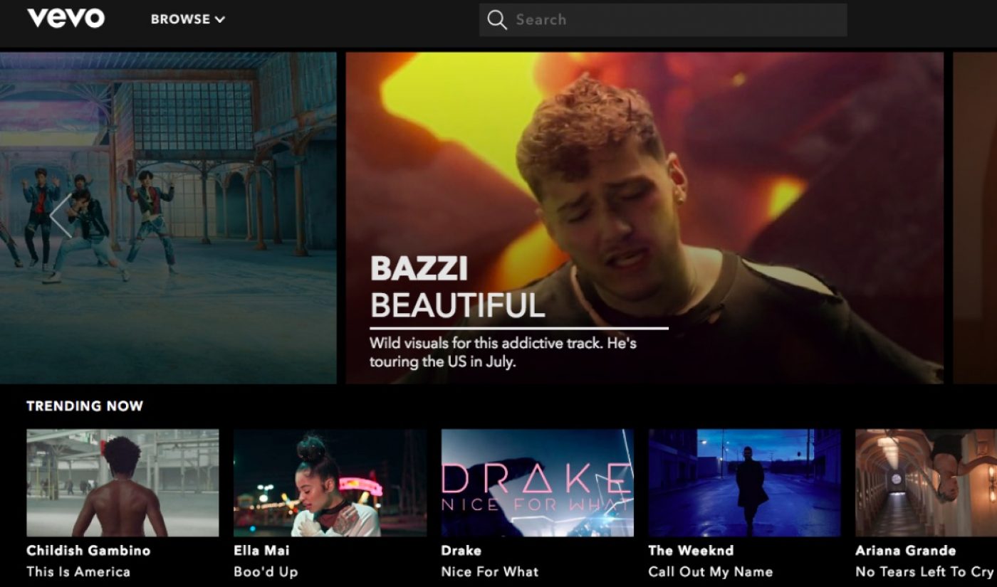Vevo To Shut Down Website, Apps In Order To “Remain Focused On Engaging The Biggest Audiences”