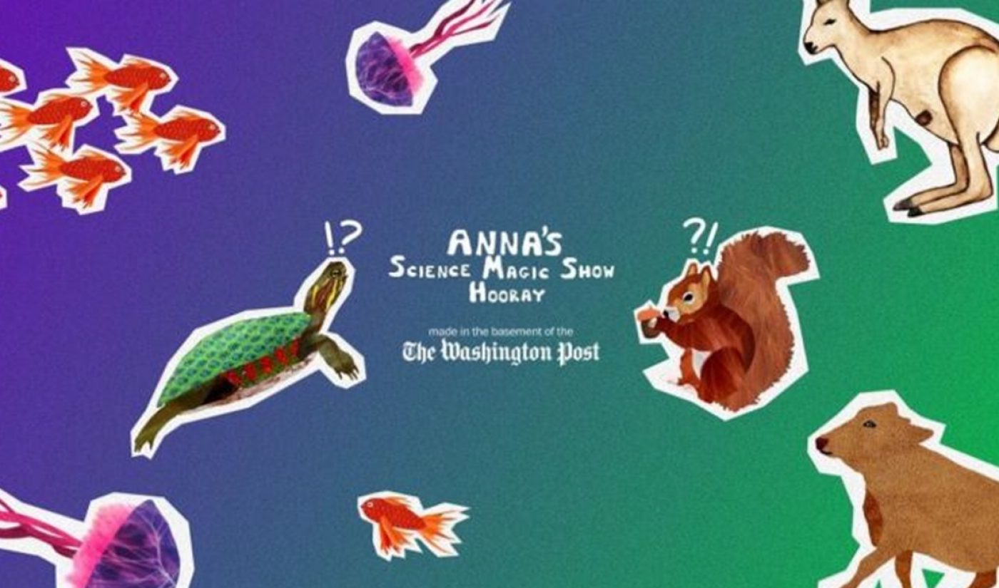 ‘The Washington Post’ Launches Second-Ever YouTube Channel, A Science Brand For Kids