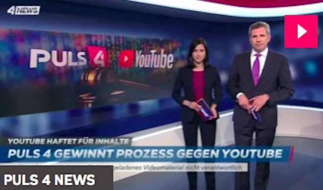 YouTube Complicit In Copyright Infringement Of News Station’s Content, Says Austrian Court