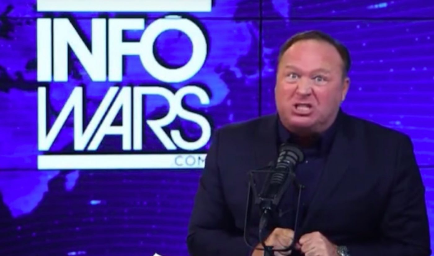 Facebook, Following YouTube’s Lead, Takes Action Against InfoWars And Alex Jones