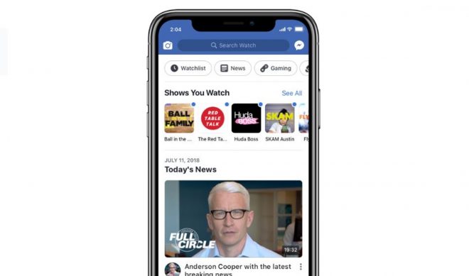 Facebook To Launch News Programming On July 16, Will Organize ‘Watch’ With New Categories