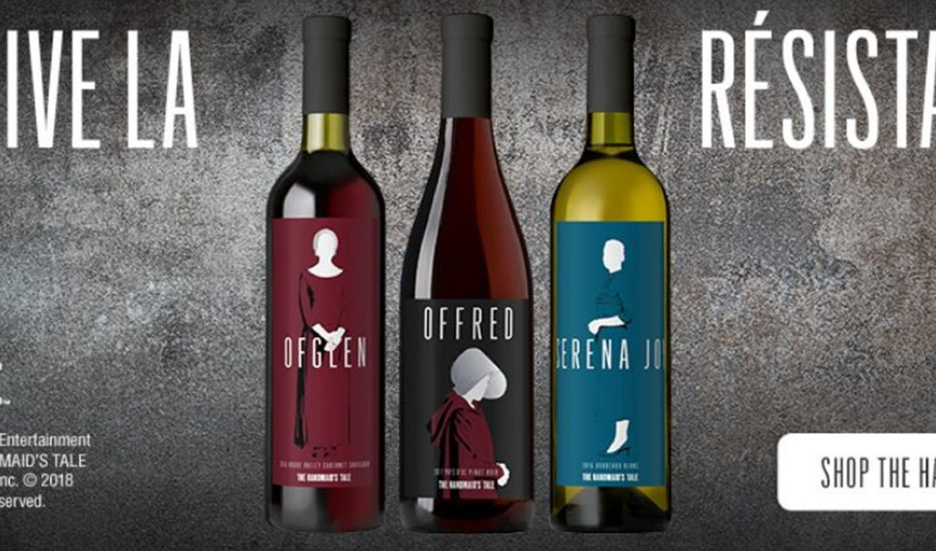 Hulu Hit ‘The Handmaid’s Tale’ Bafflingly Launches Wine Line