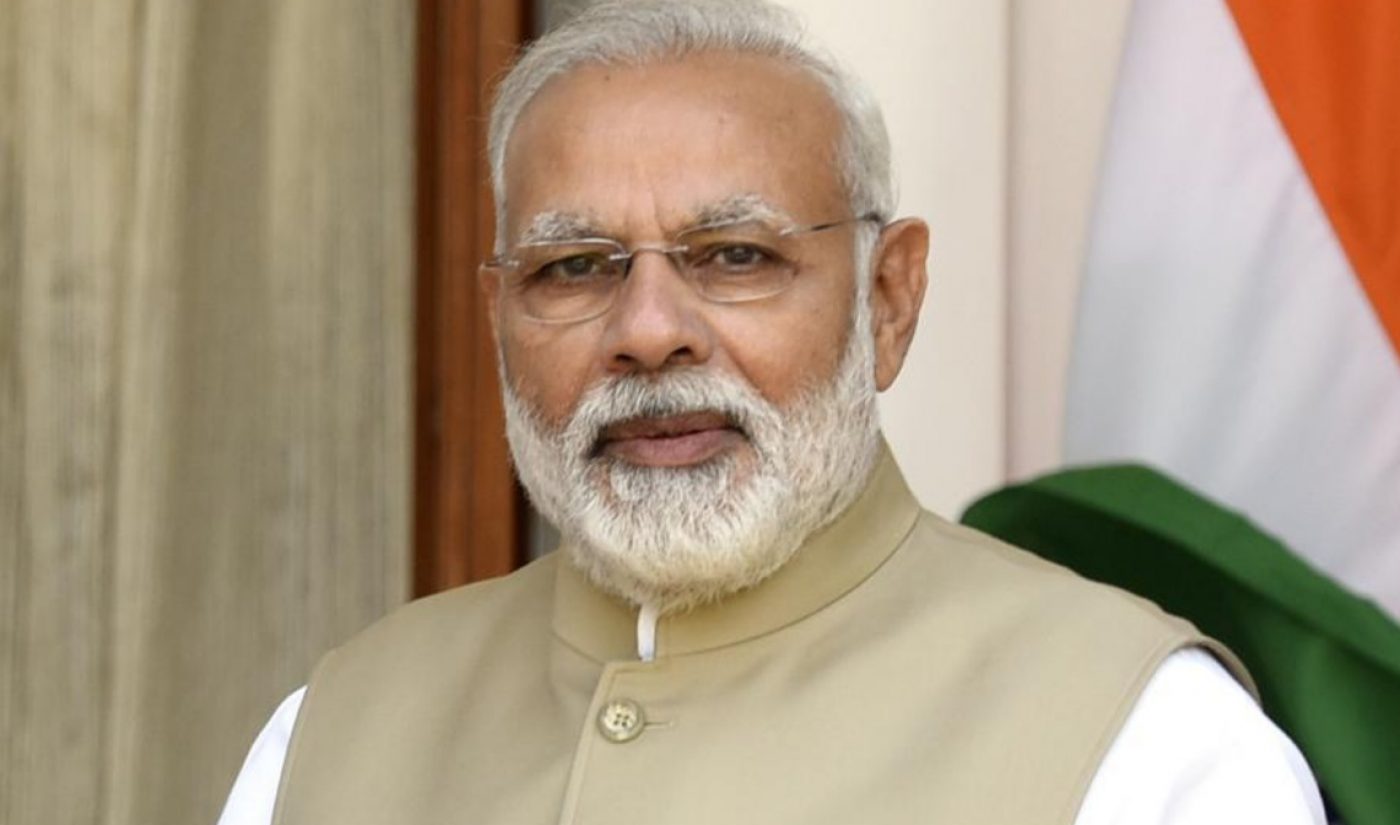 Indian PM Narendra Modi Surpasses One Million Subscribers, Will Soon Be Top World Leader On YouTube