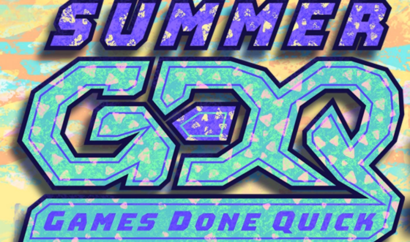 For The First Time, The Video Game Speedrunners Of Summer Games Done Quick Raise Over $2 Million