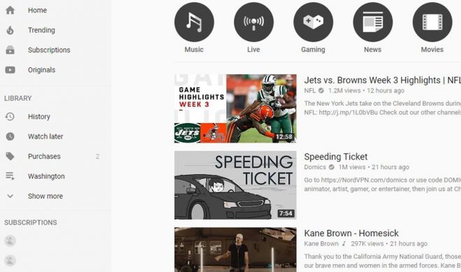 YouTube Revamps ‘Trending’ Tab With 5 New Content Categories