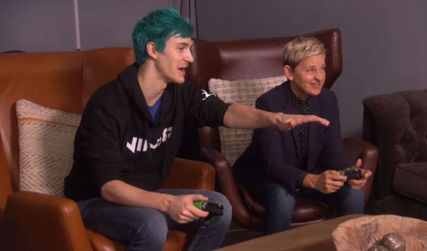 Ninja Continues Bid To Take Gaming Mainstream With ‘Ellen’ Appearance
