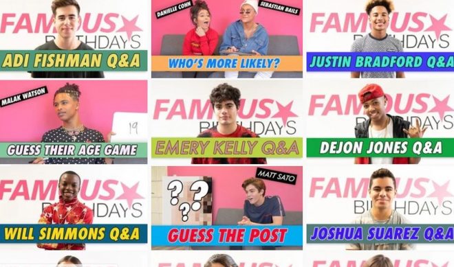 Influencer Database ‘Famous Birthdays’ Launches Video Platform With Top Gen Z Stars
