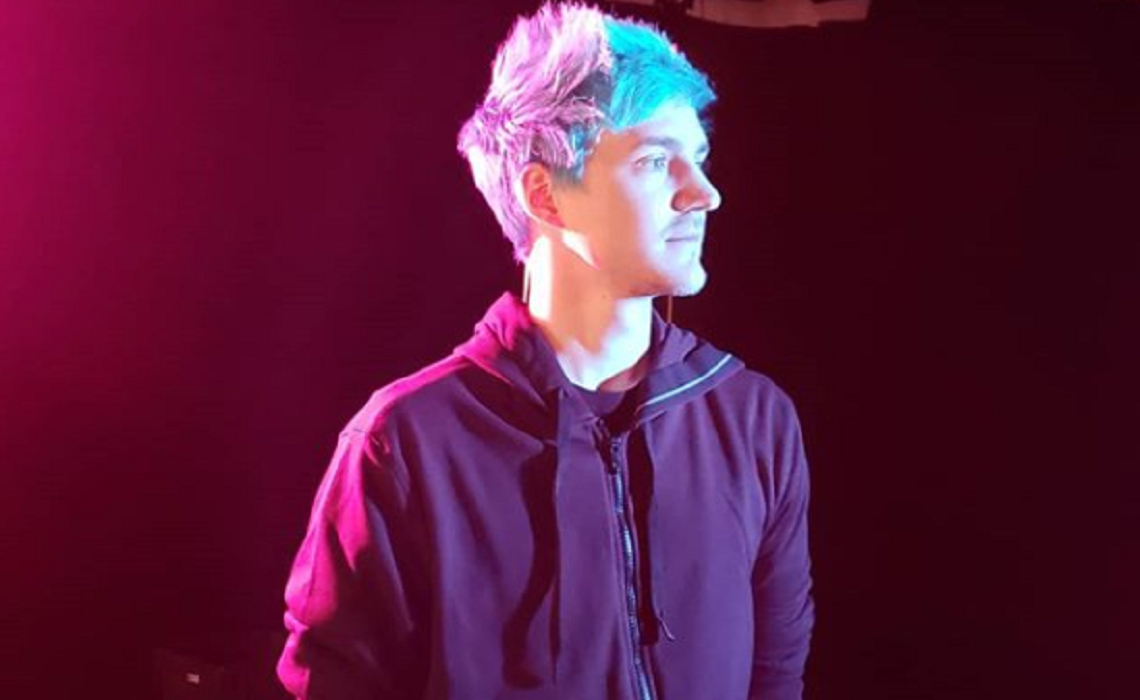 Ninja with Blue and Pink Hair - wide 1