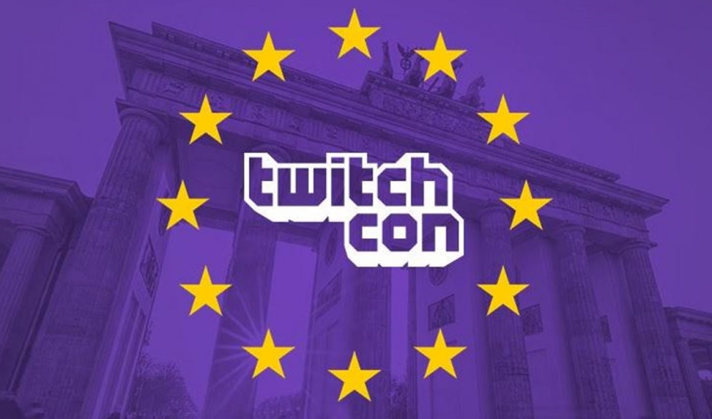 Twitch To Host First-Ever ‘TwitchCon Europe’ This April In Berlin
