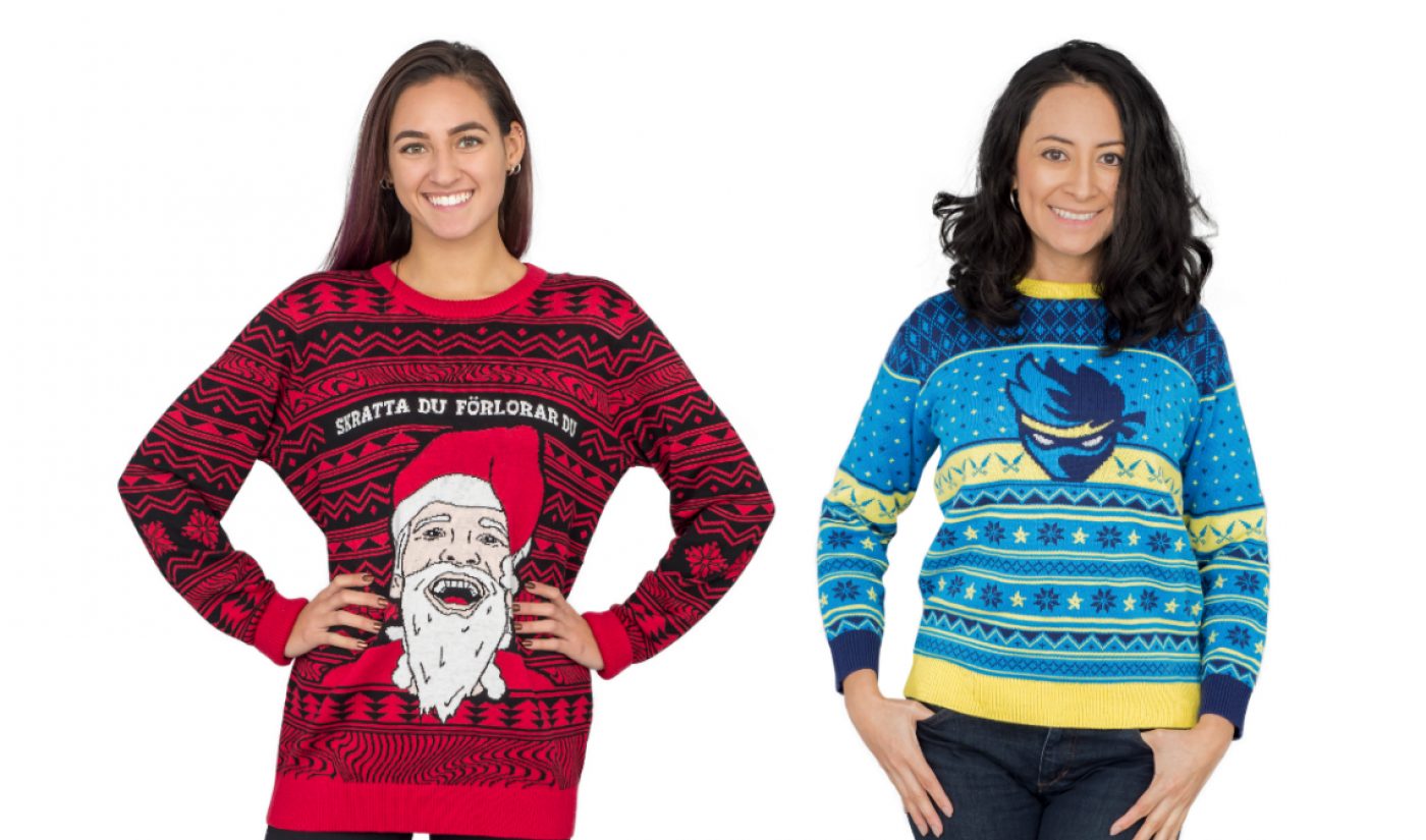 PewDiePie, Ninja Spread Ugliness (And Cheer) With New Christmas Sweater Lines