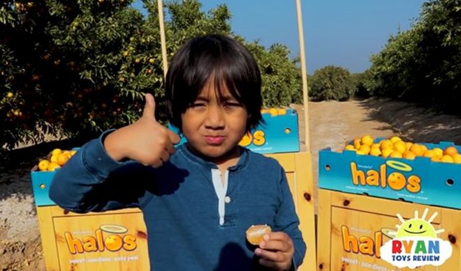 7-Year-Old Ryan ToysReview Unveils Sponsorship With Mandarin Orange Brand