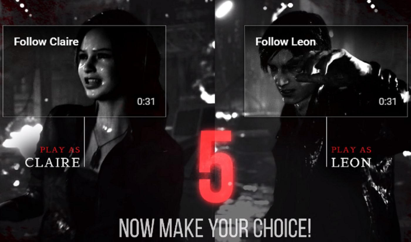 Survive The Zombie Apocalypse In YouTube’s New Interactive ‘Resident Evil 2’ Ad