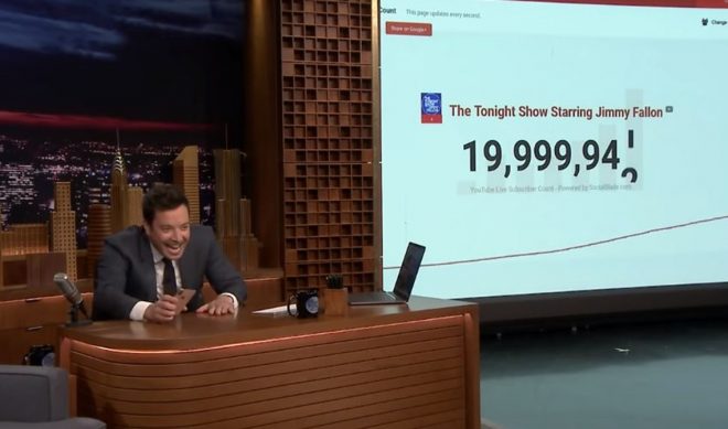 Jimmy Fallon Becomes First Late-Night Host To Hit 20 Million YouTube Subscribers