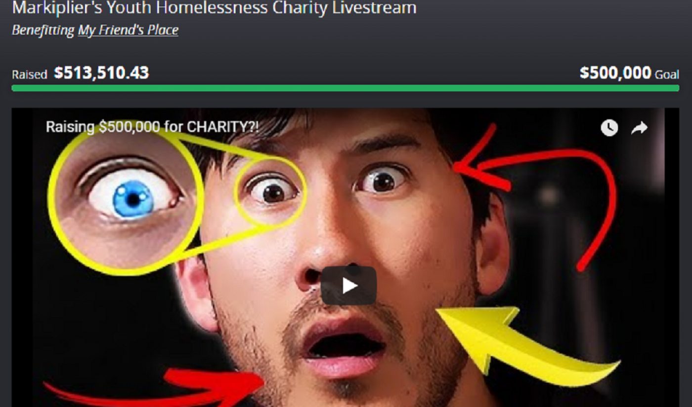 Markiplier Raises $500,000 In 24 Hours For Homeless Youth Organization ‘My Friend’s Place’