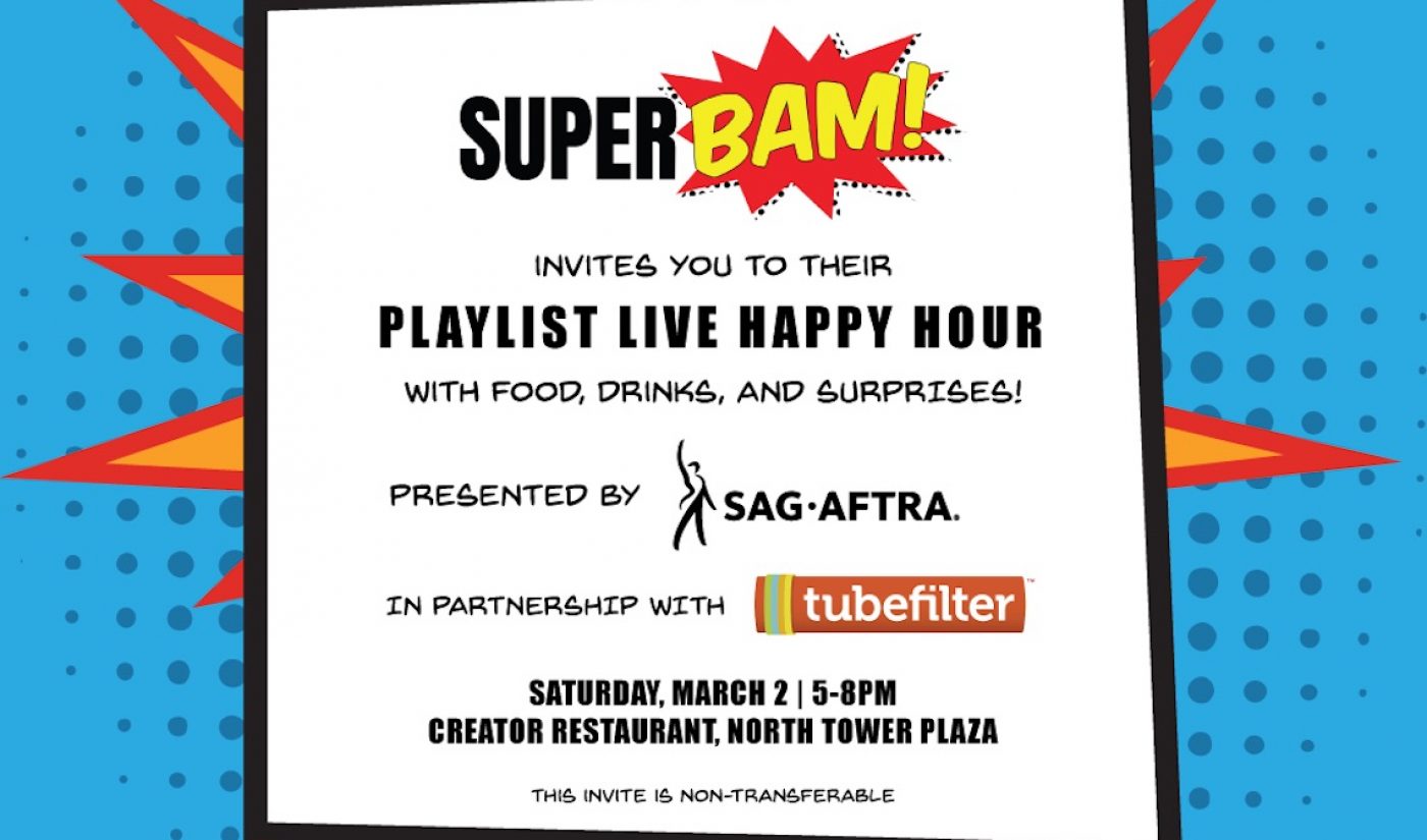 Join Tubefilter at Playlist Live Orlando 2019 for Our VIP Happy Hour